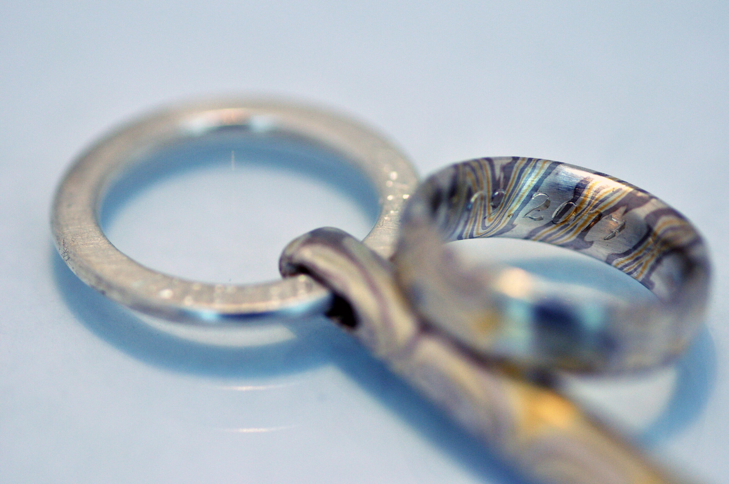 Mokume Gane als Schlüssel zum Herzen