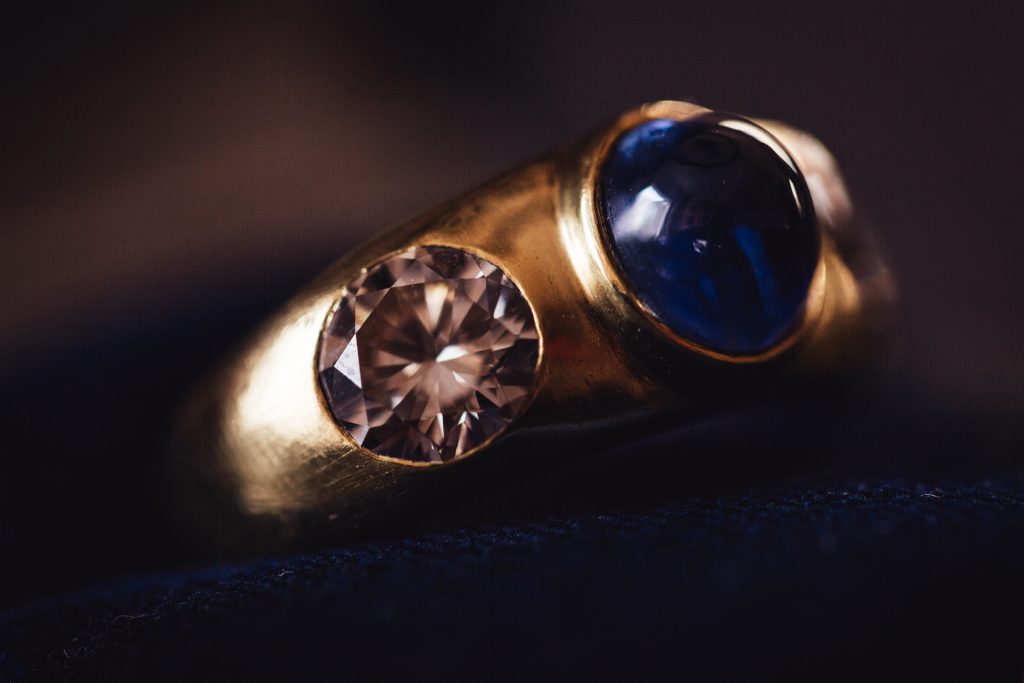 Ringe in allen Variationen 14 Safir-Brillant-Ring