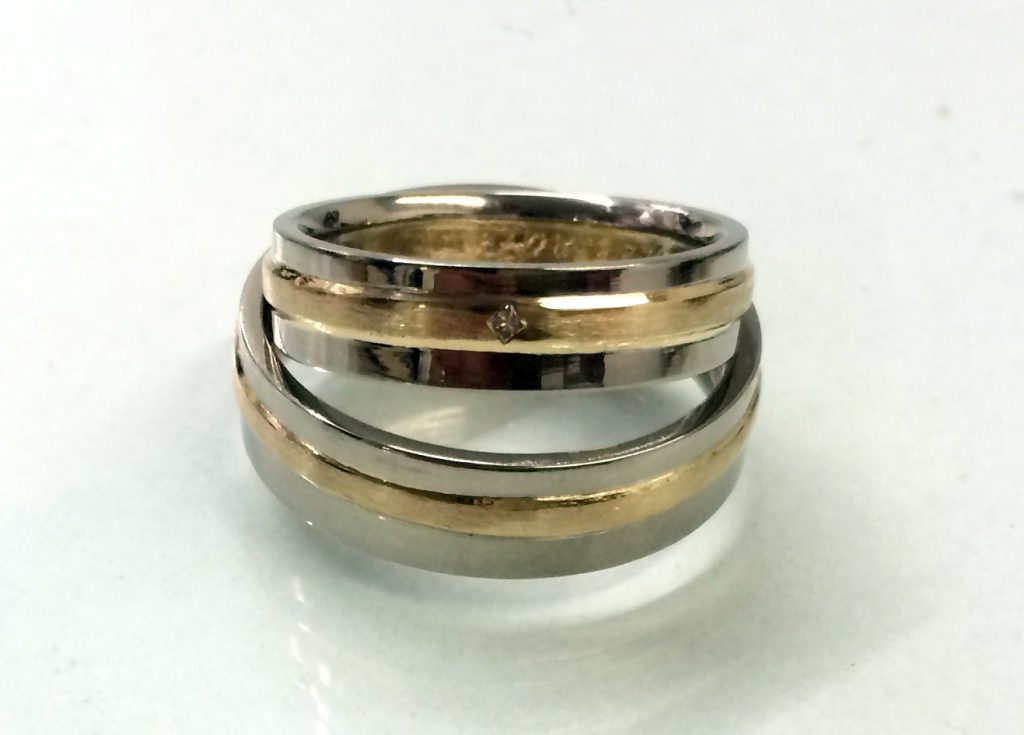 Trauringe teilweise oder komplett aus vorhandenem Gold 15 die fertigen Ringe