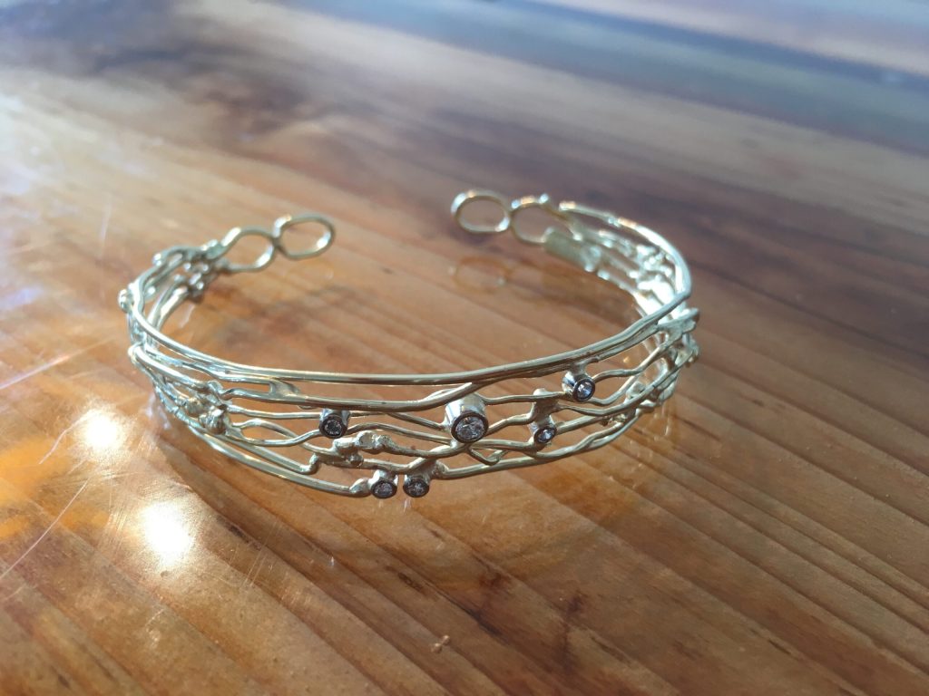 Armreife 2 Armreif mit Brillanten