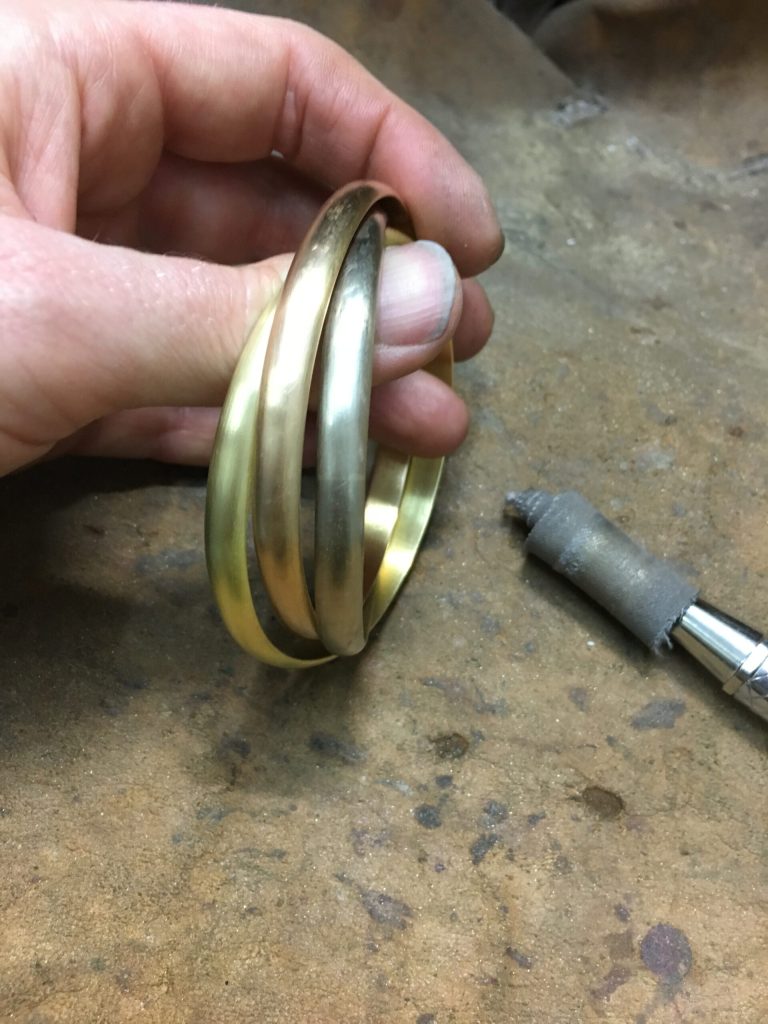 Armreife 4 Dreifarbiger Reif