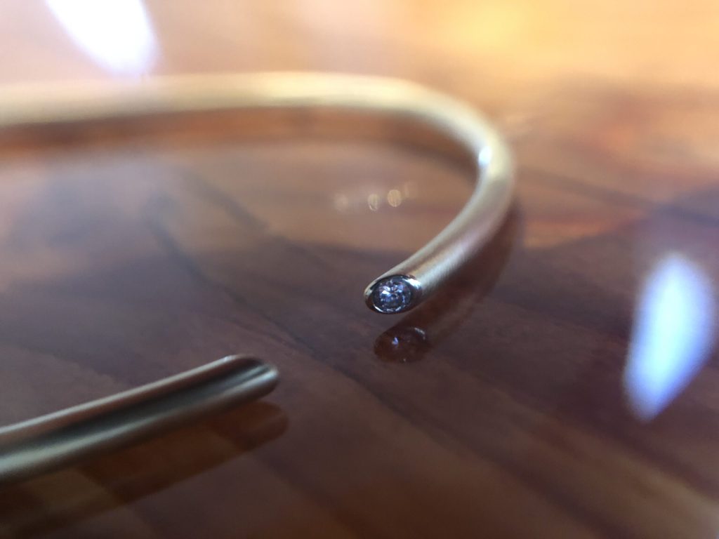 Armreife 7 schmaler Reif mit Brillant