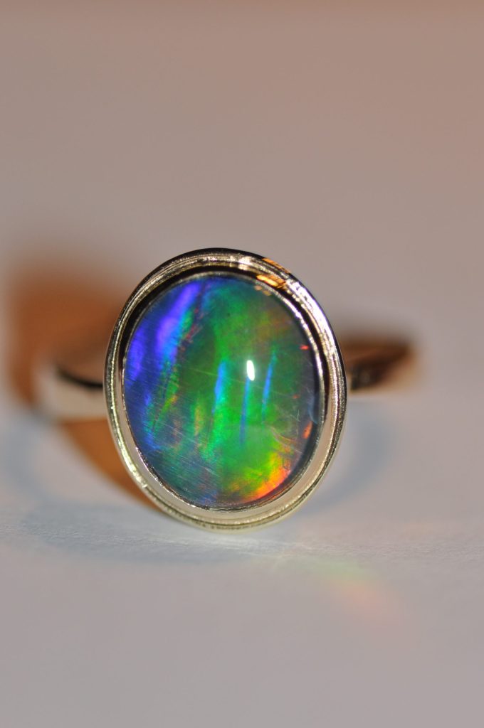 Opal 2 Ring mit Opal