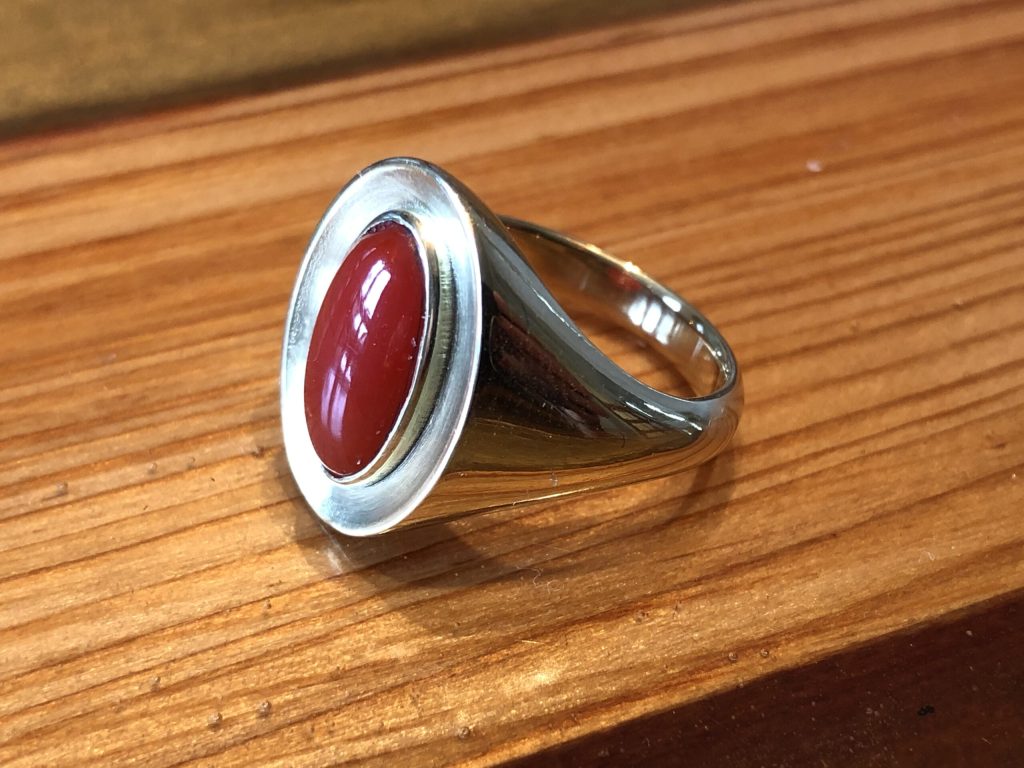 Ringe in allen Variationen 29 Ring mit Koralle