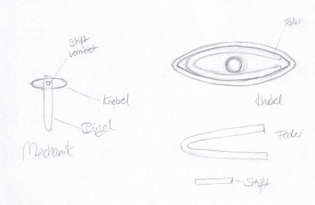 Manschettenknöpfe - von Miriam 9 Manschettenknöpfe, Mechanik