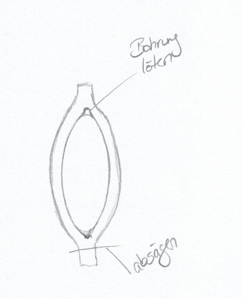 Mokume Gane Ringe - von Miriam 17 aufgeweitetes Modul Skizze