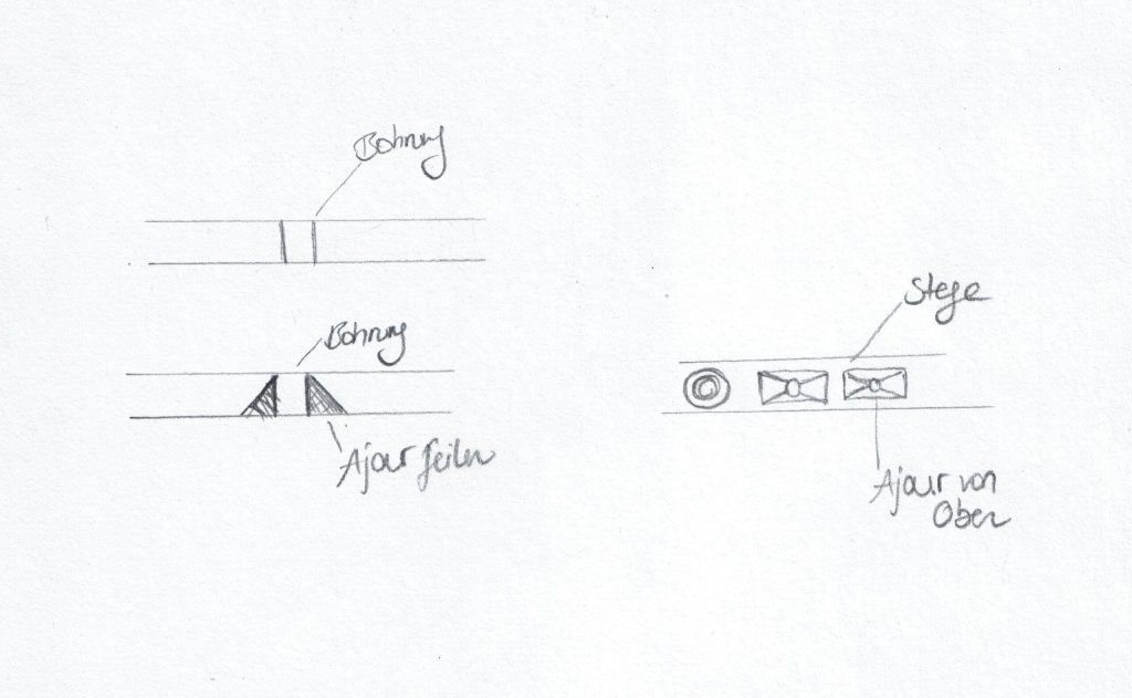 Ajour sägen - von Miriam 13 Ajour Skizzen Bohrungen