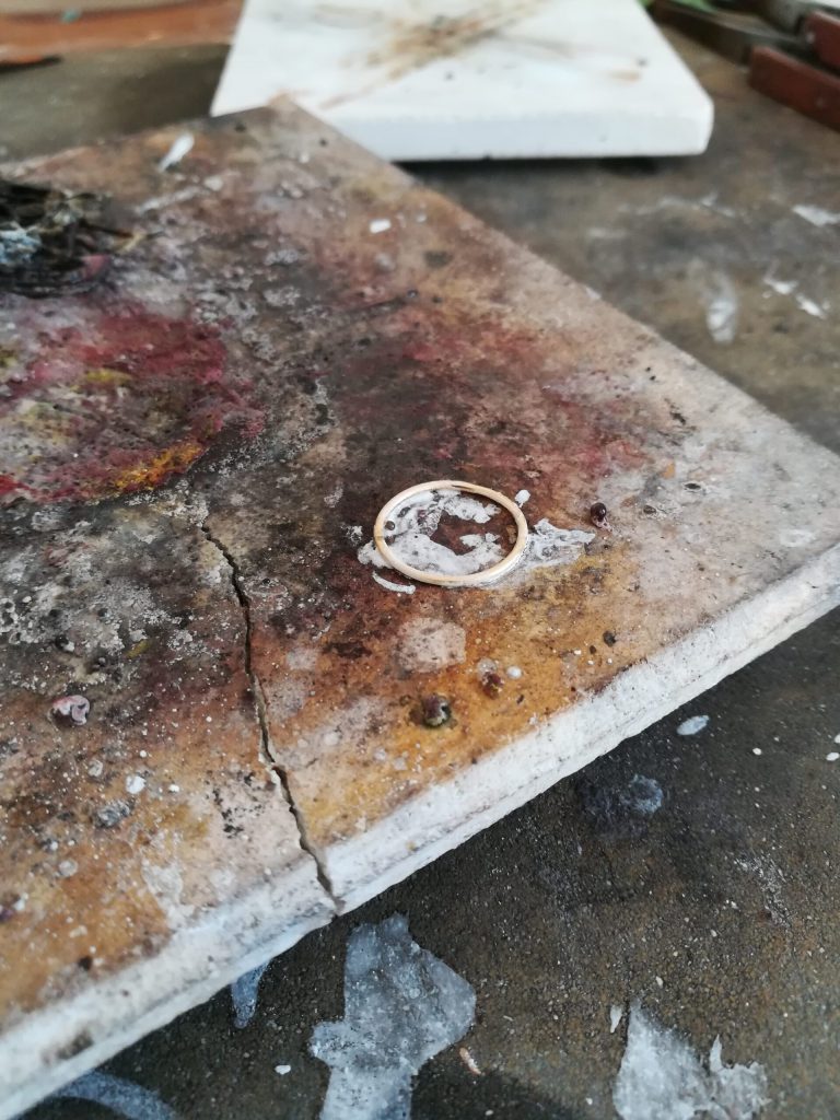 Midi-Ringe - von Miriam 5 Fassung anlöten