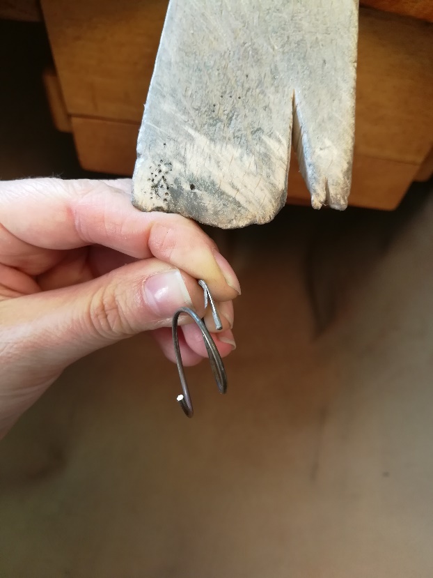 Weißgold Herzring - von Miriam 8 Fehlerbeispiel im Draht