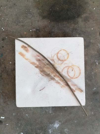 Weißgold Herzring - von Miriam 6 Geglühter Weißgolddraht