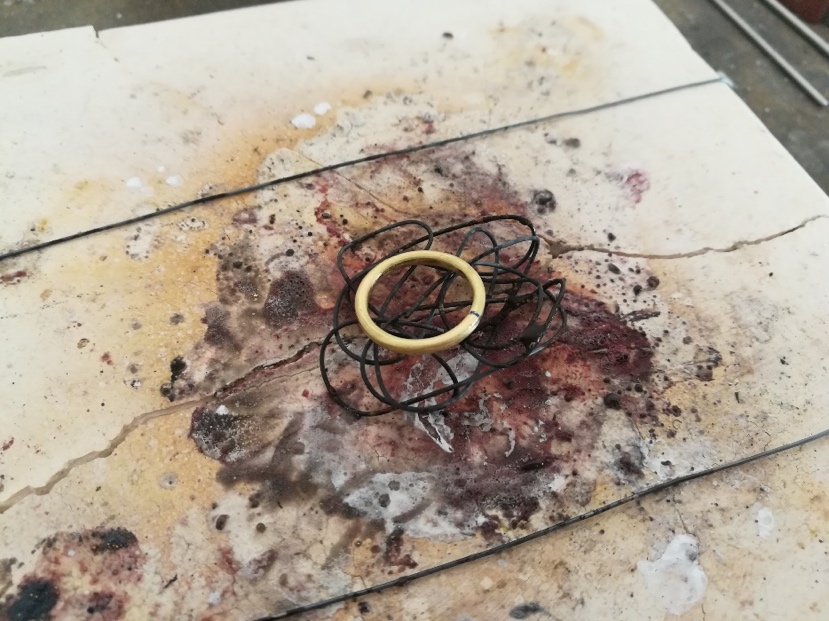 Perlenring - von Miriam 4 Roséring löten