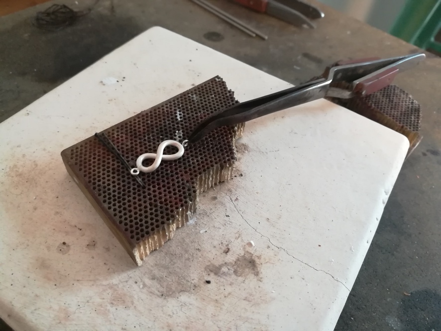 Unendlichkeitszeichen - von Miriam 8 Silber Übungstück Unendlichkeitszeichen