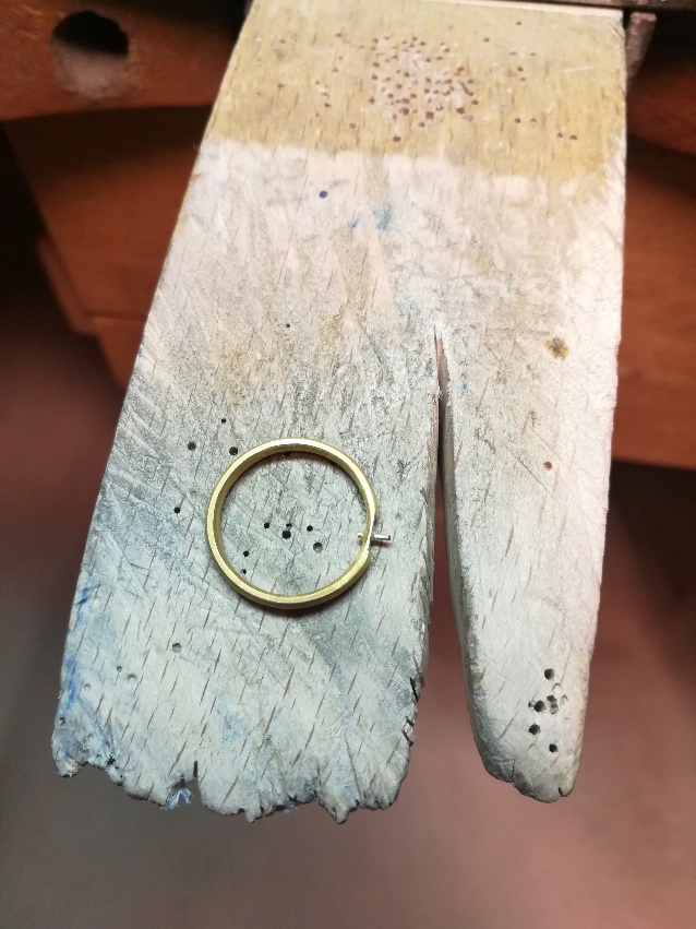 Perlenring - von Miriam 6 Stift einlöten