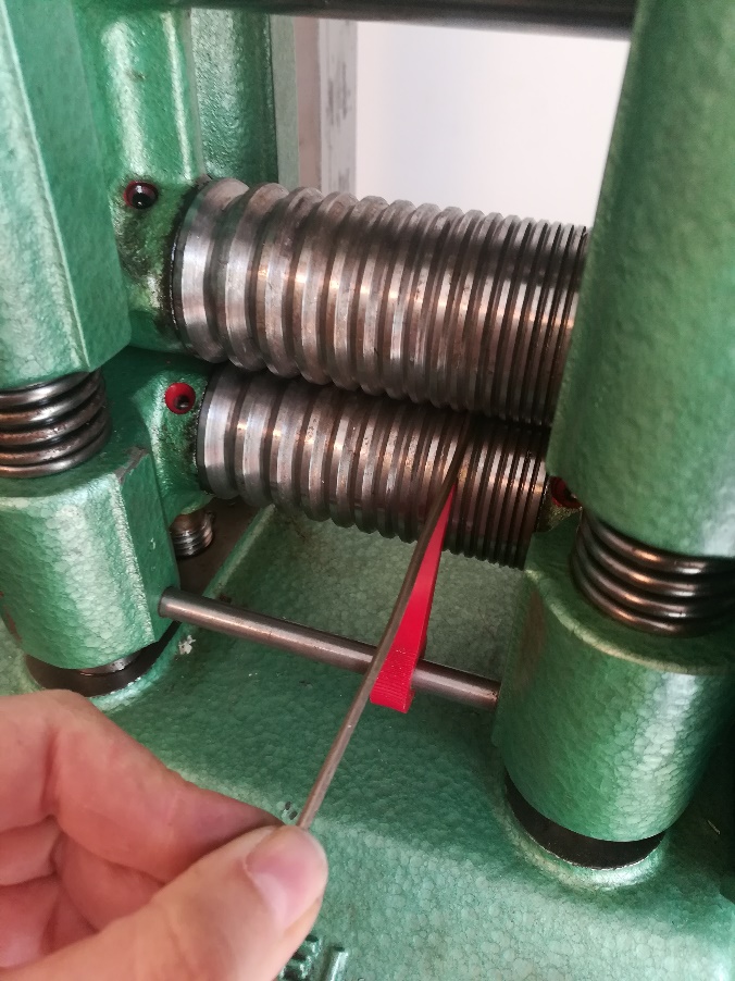 Weißgold Herzring - von Miriam 5 Weißgolddraht walzen