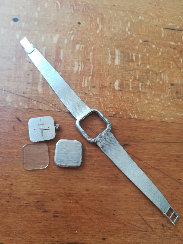 Weißgold Herzring - von Miriam 2 Weißgolduhr