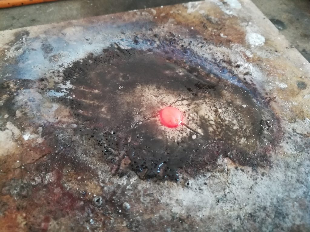 Weißgold Herzring - von Miriam 4 geschmolzenes Weißgold