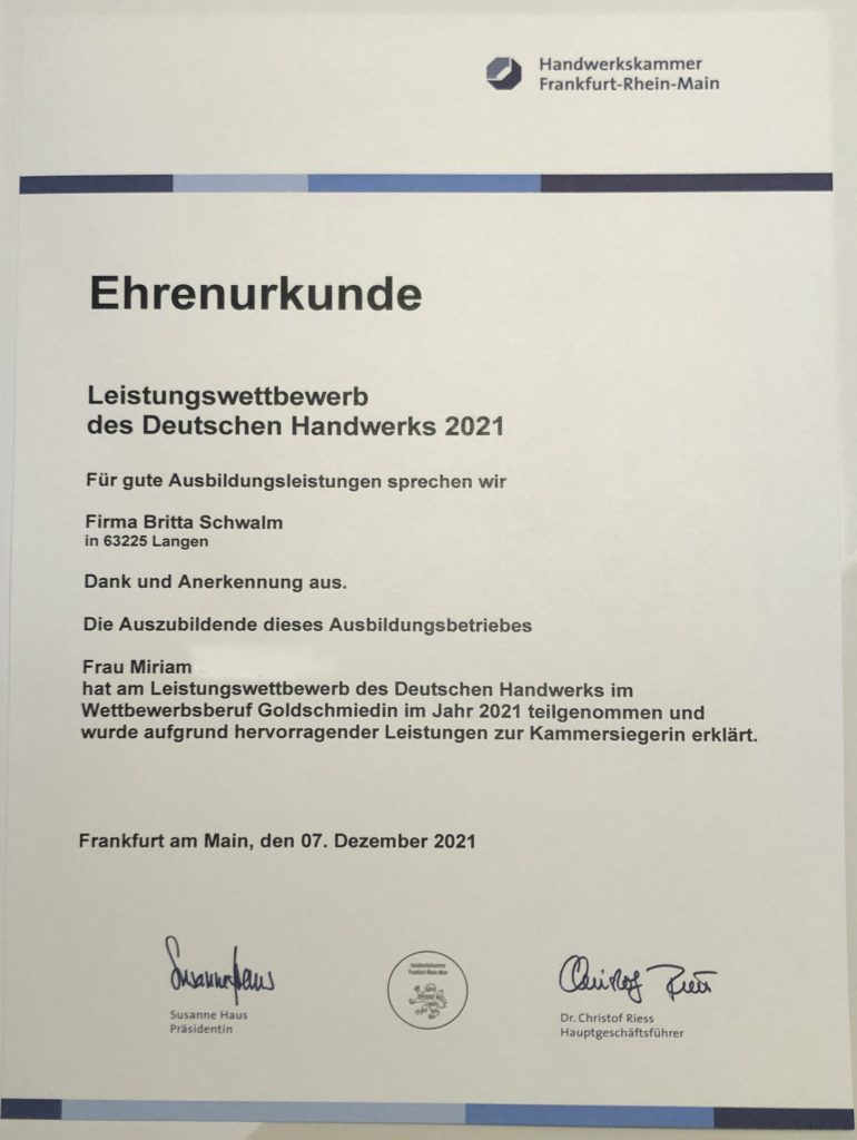 Ehrenurkunde im Leistungswettbewerb 3 Ehrenurkunde Leistungswettbewerb