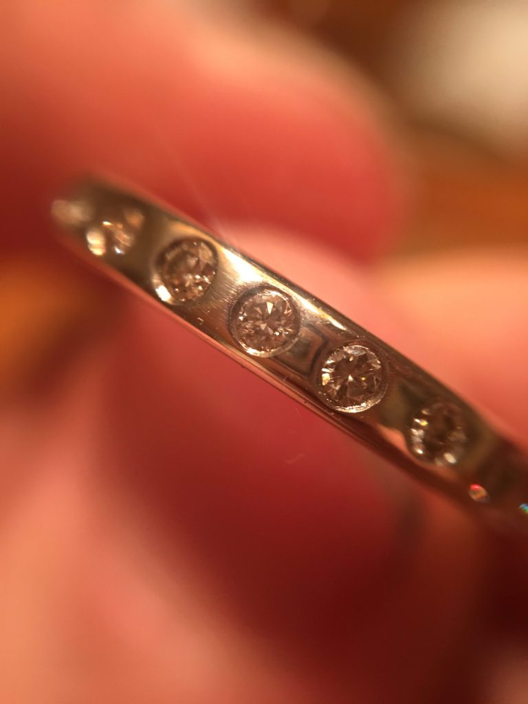 Der Klassiker - Brillantringe 8 Brillanten als Memoirering