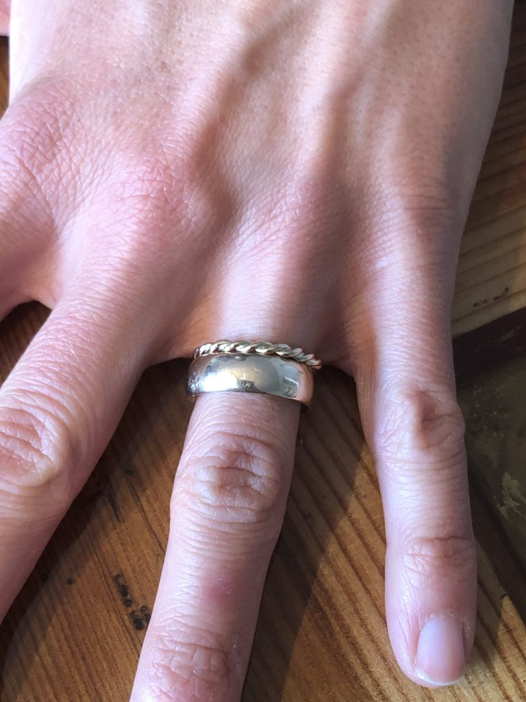 Trauringe ganz nach Wunsch 6 Vorsteckring als Trauring