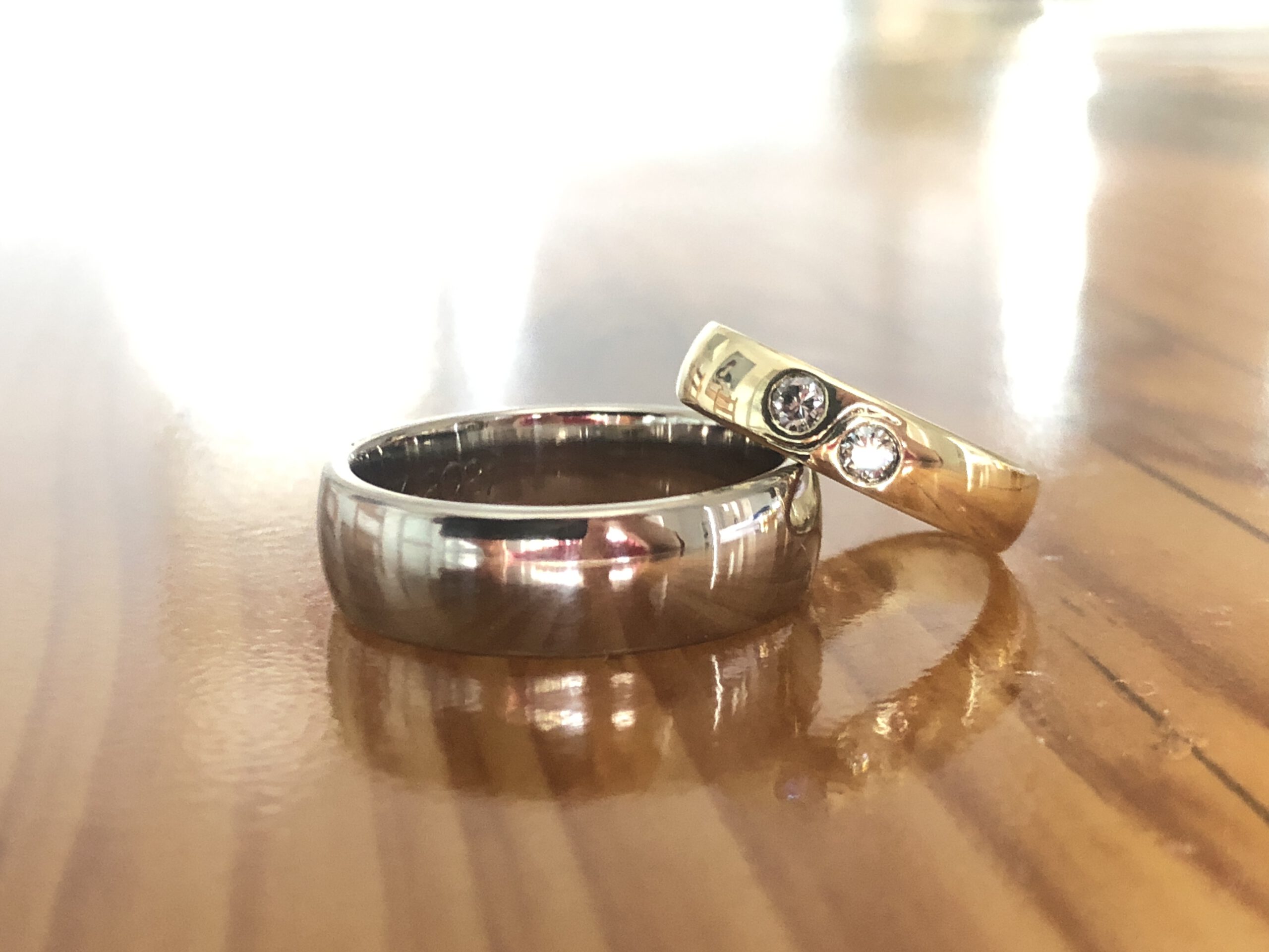 Trauringe ganz nach Wunsch 3 weiß oder gelb