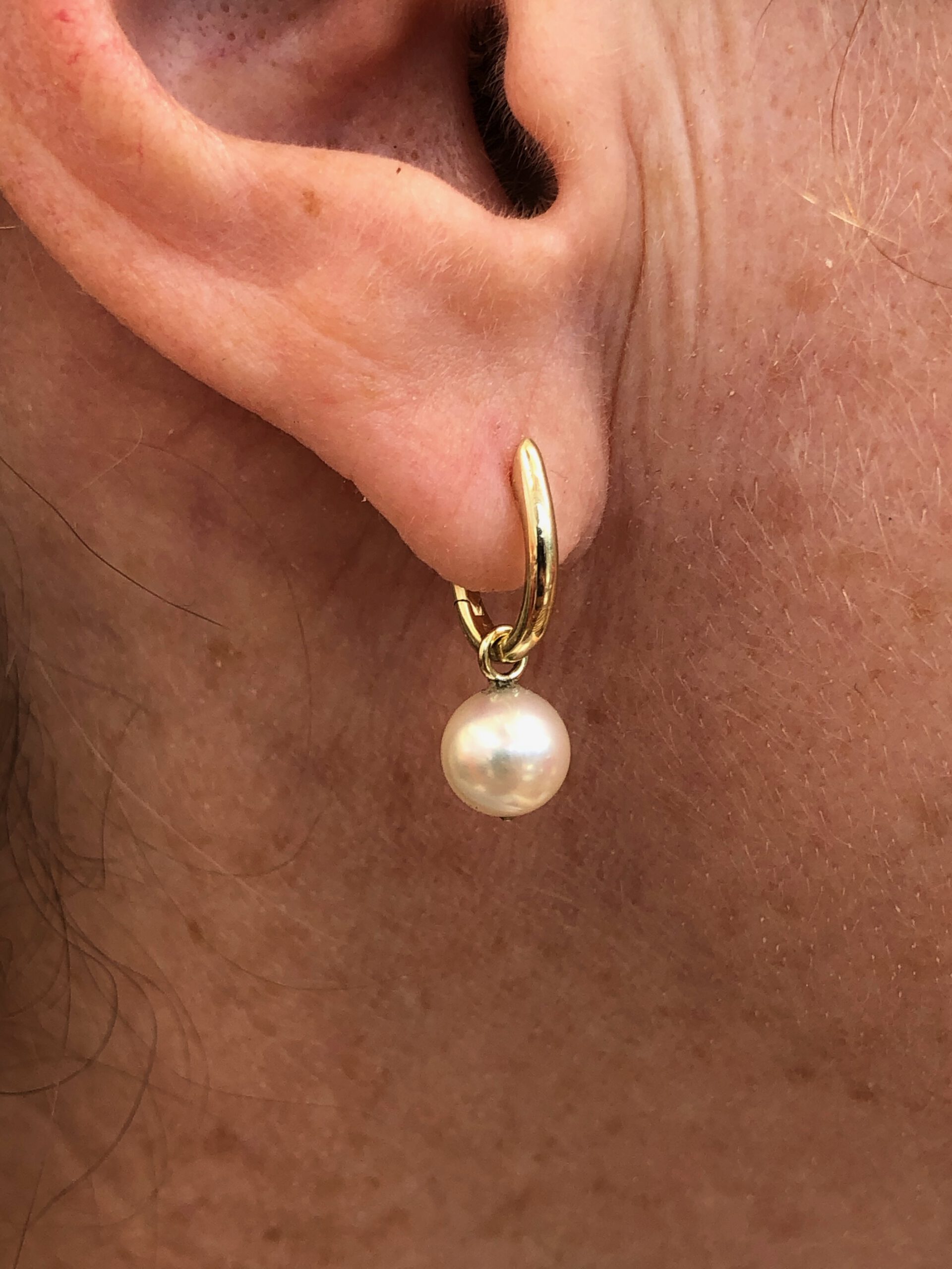 Zuchtperlen als Ohrhänger und Ohrstecker 2 Zuchtperlen als Ohrhänger und Ohrstecker