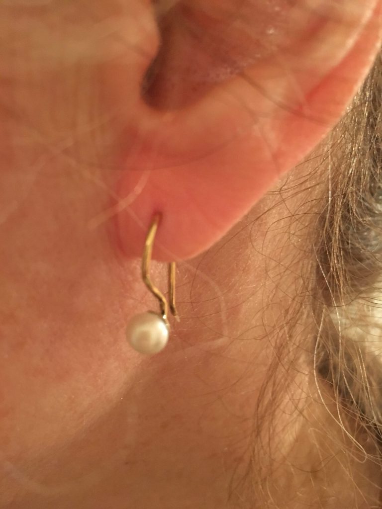 Zuchtperlen als Ohrhänger und Ohrstecker 6 Akoya Zuchtperle als Ohrhänger