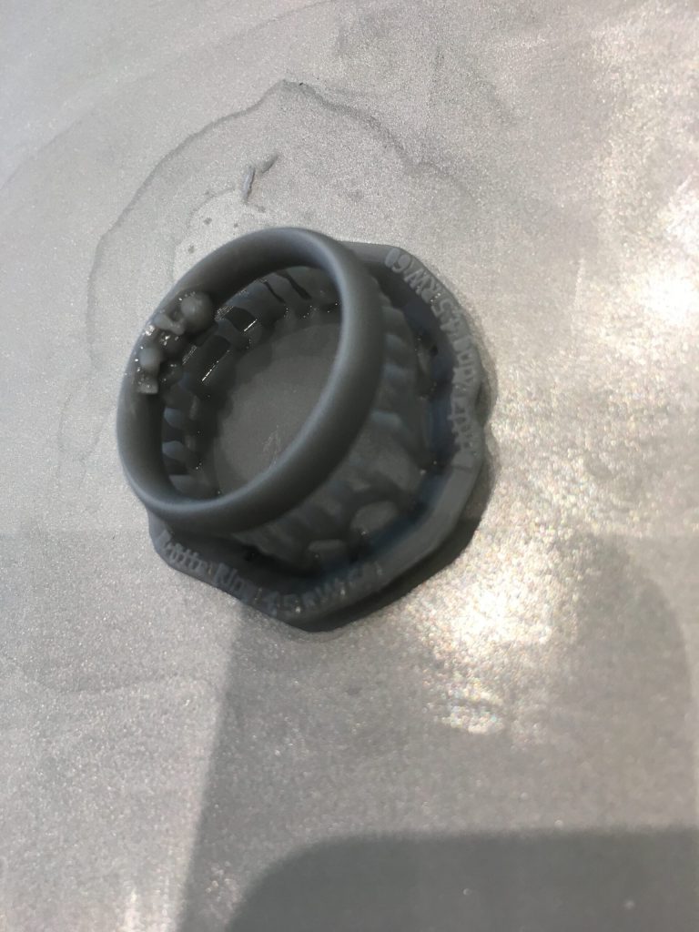 3D-Daten im Goldschmiede-Handwerk 8 Gedrucktes Resin mit Verstärkungsstrukturen