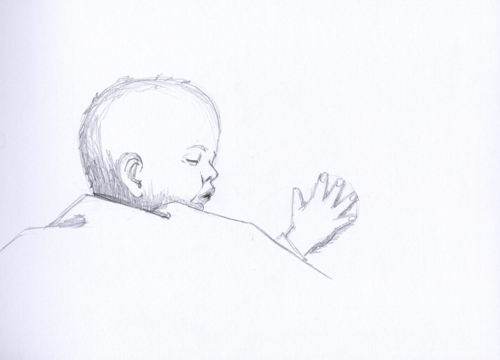 3D-Daten im Goldschmiede-Handwerk 2 Skizze von meinem Baby