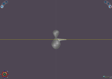 3D-Daten im Goldschmiede-Handwerk 4 Aus einer Kugel werden Kopf und Rumpf - der Arm wird auch schon rausgezogen