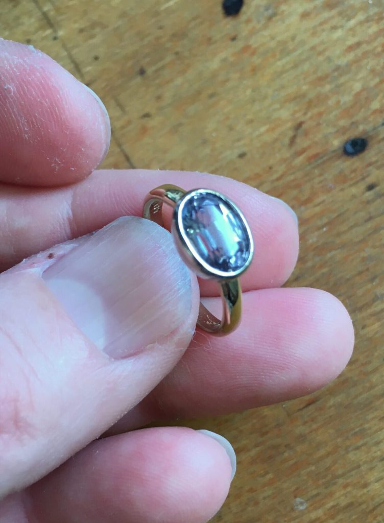 Ringe in allen Variationen 25 Ring mit Safir