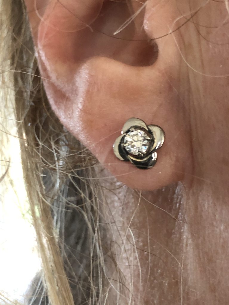 Ohrsschmuck in verschiedenen Varianten 47 Brillant Ohrstecker