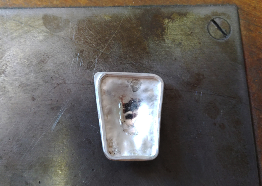 Ein Armband, ein Ring und ein Anhänger - Teil II - von Ellen 4 G Anhaenger mit Rahmen geloetet