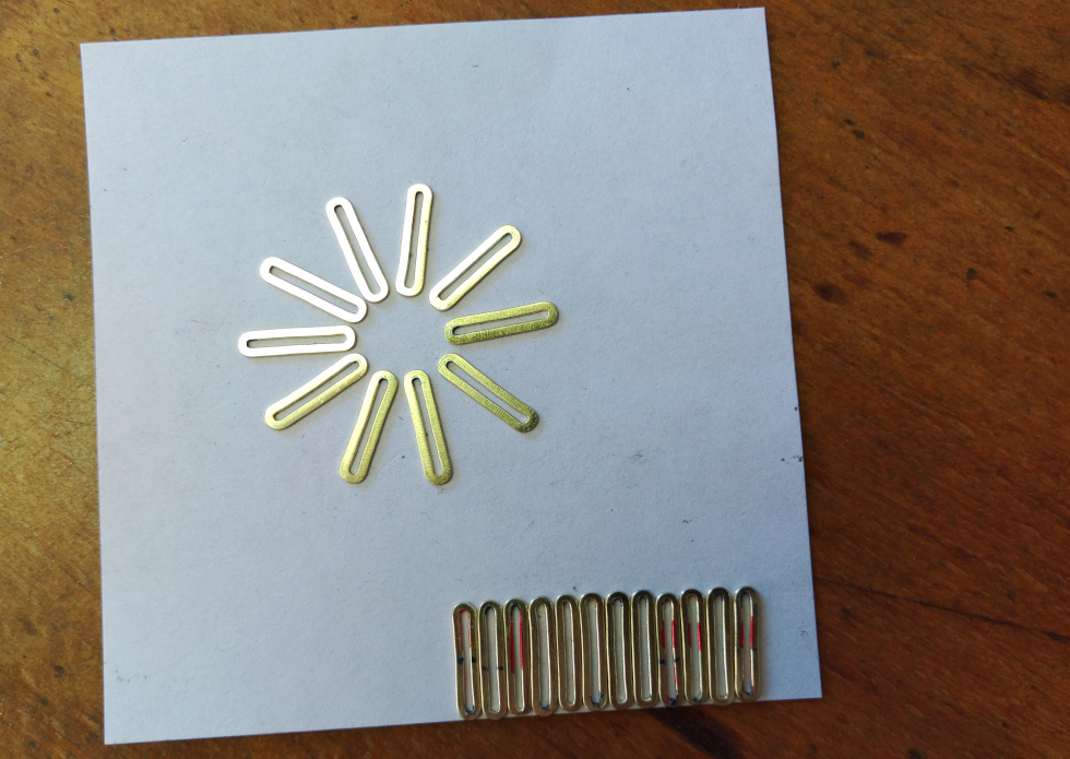 Eine Gliederkette aus Gold