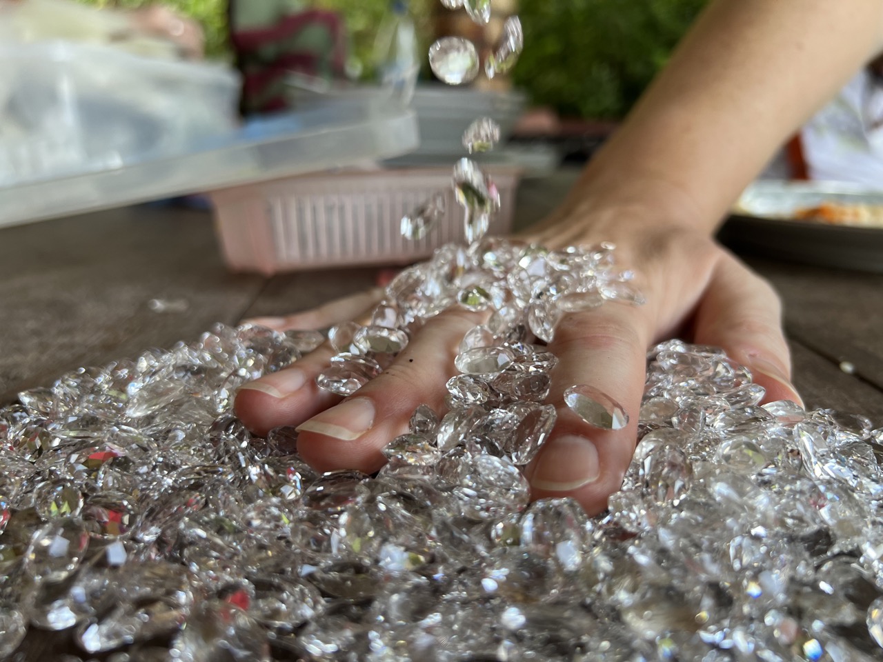 Hikkaduwa 7 Bergkristall in Hülle und Fülle