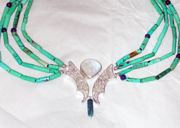 Lapislazuli 8 ketten anhaenger 1