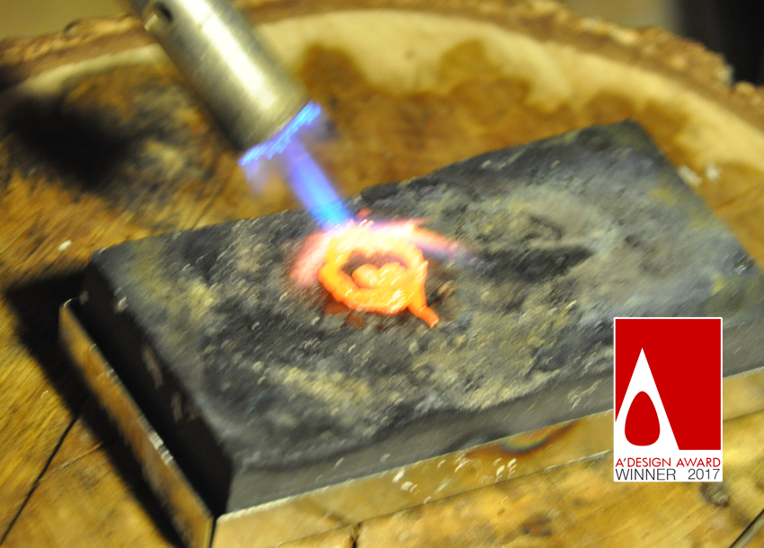 Herz aus (Alt-) Gold