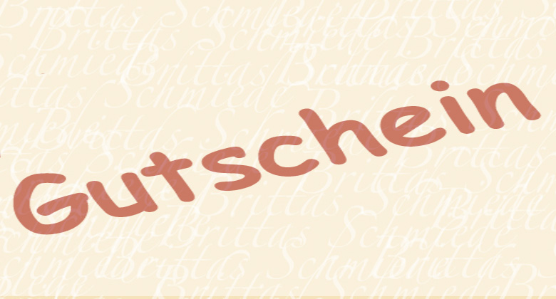 BrittasSchmiede Gutschein 1 BrittasSchmiede Gutschein