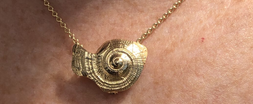 Die Schnecke als goldenes Reisetagebuch