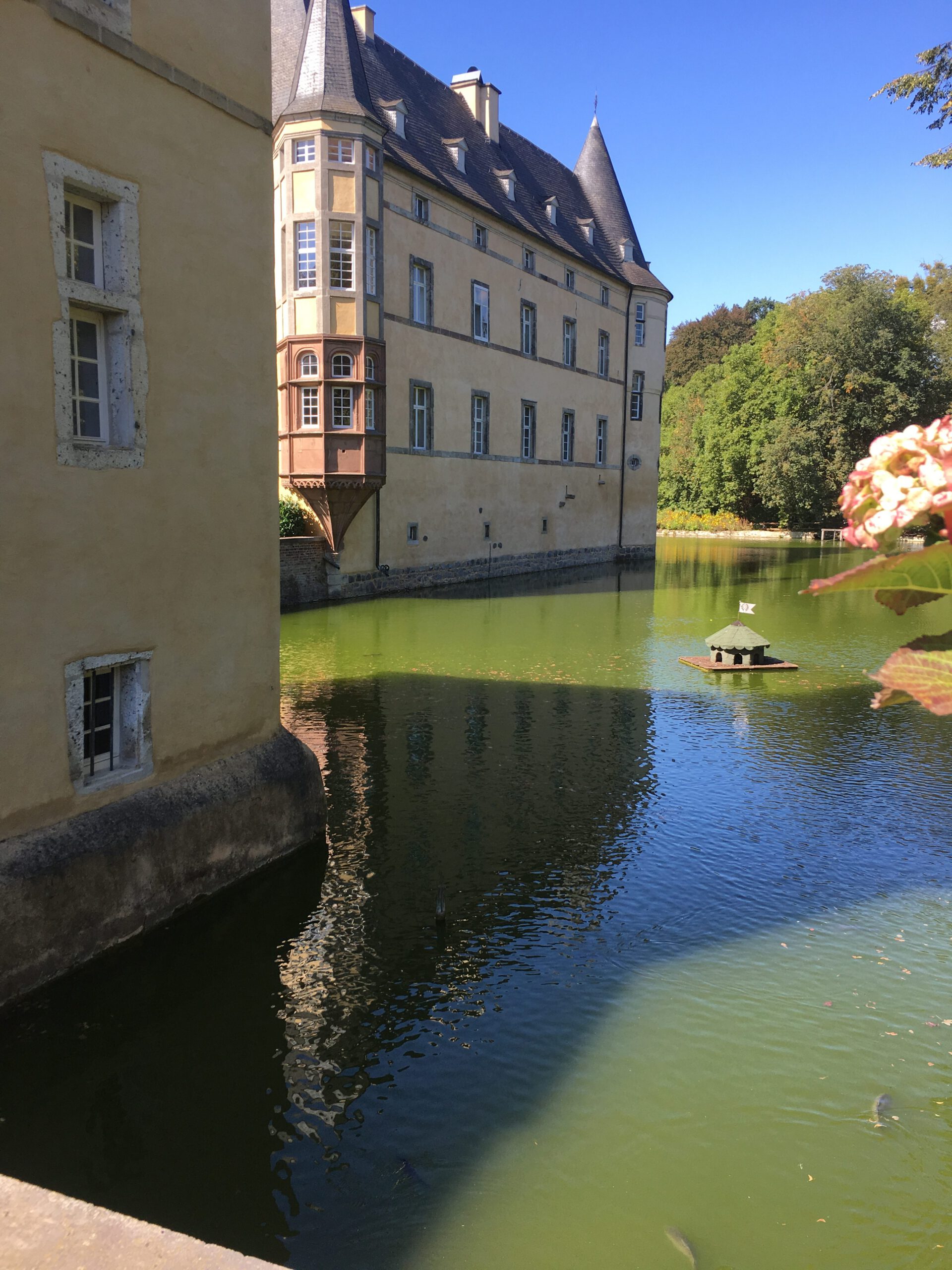 Burggraben im Spätsommer