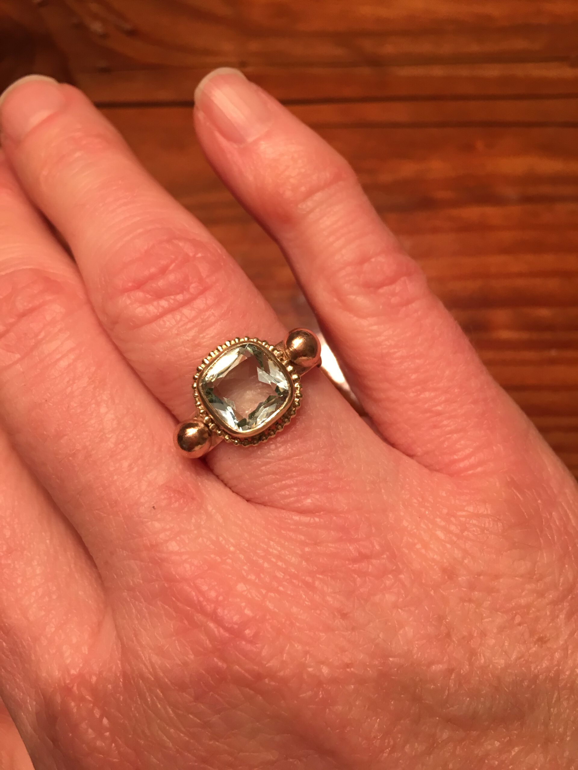 Ring mit Aquamarin