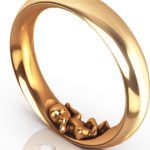 Schmaler Ring Jamie in Rotgold