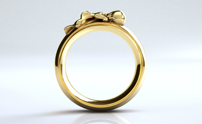 Ring Sam in Gold