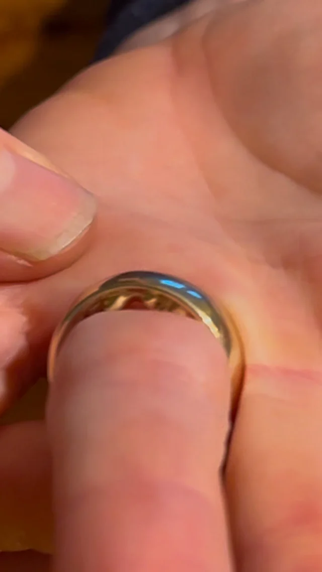 Der Ring Jamie am Finger #BrittasSchmiede