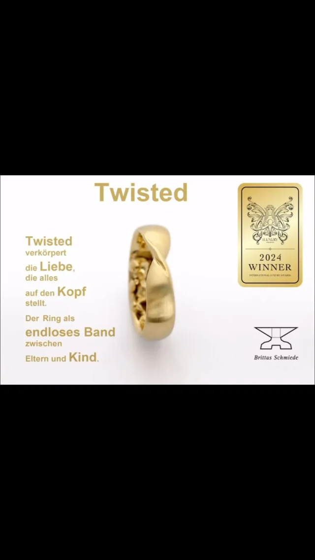#iLuxury Award #iLuxury #awardwinning #brittasschmiede #twisted #jamie #goldschmiede #handwerk #langen